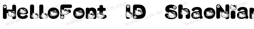 HelloFont ID ShaoNian字体转换